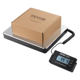 VEVOR Digital Shipping Scale, 440 lbs x 1.7 oz. Heavy Duty Postal Scale with Timer, Tare Function, HD LCD Screen Portable Package Scale for Lugga